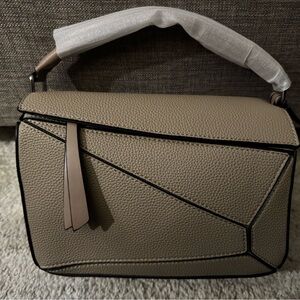 Small Puzzle Taupe Handbag